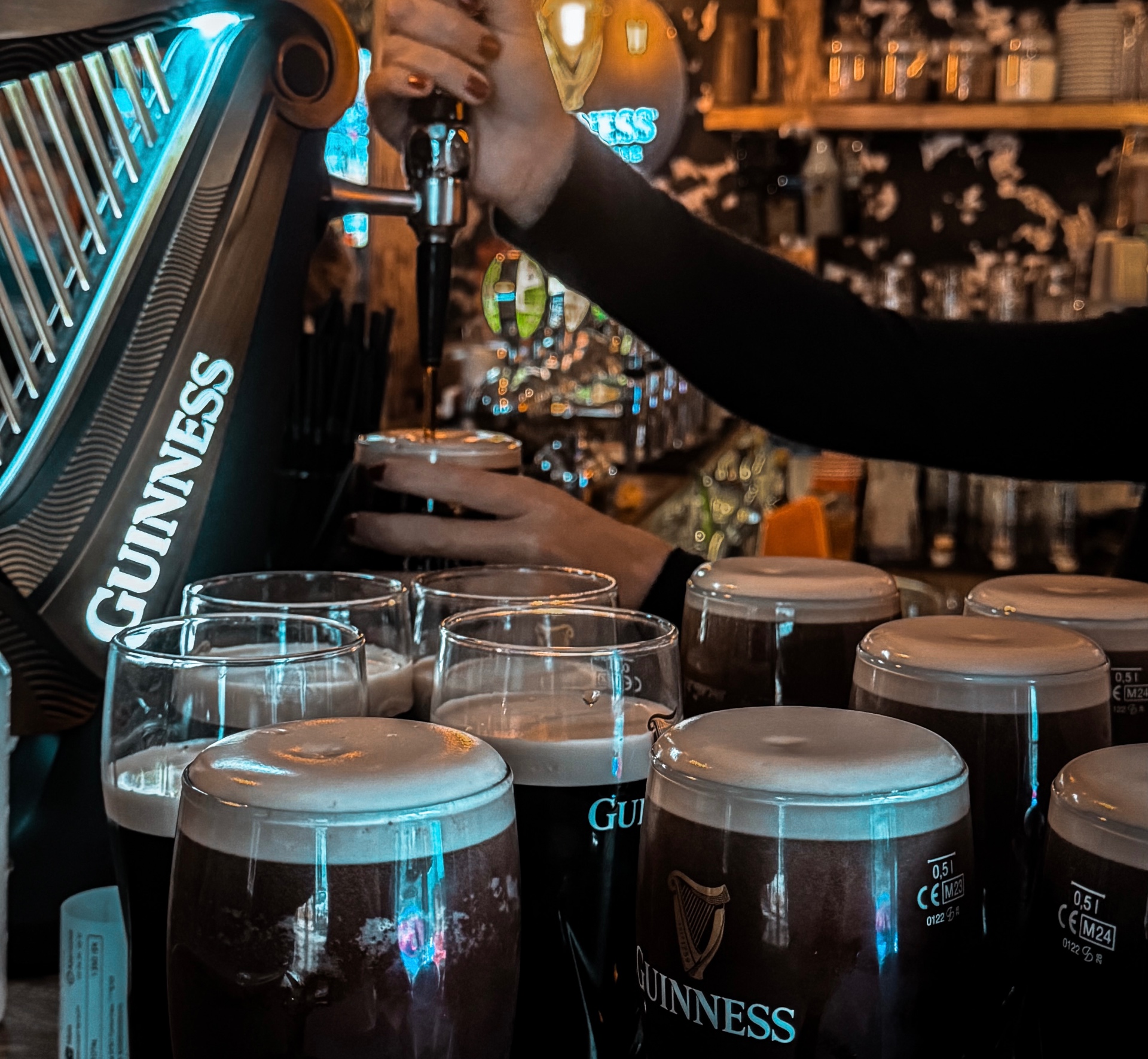 A perfect pint of Guinness